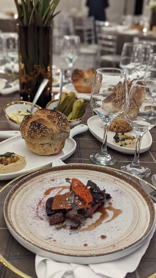 Plated course prepared by Samuel Caterers